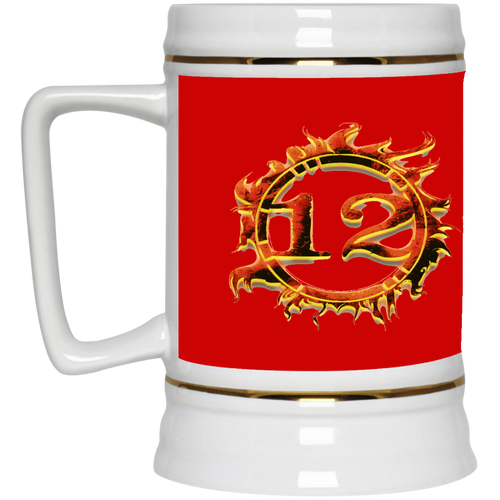12 FIRES Beer Stein 22oz.