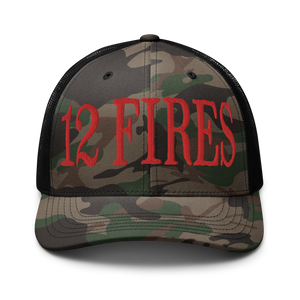 Camouflage trucker hat