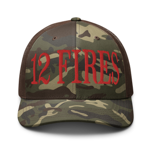 Camouflage trucker hat