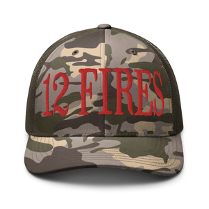 Camouflage trucker hat