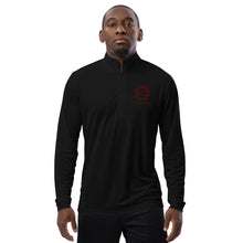 Load image into Gallery viewer, Quarter zip pullover (Maroon Logo)