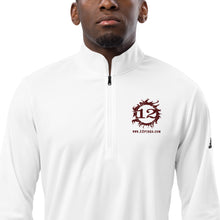 Load image into Gallery viewer, Quarter zip pullover (Maroon Logo)