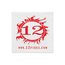 Load image into Gallery viewer, 12 FIRES Premium Pillow Case (Red Logo)