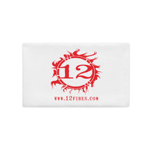Load image into Gallery viewer, 12 FIRES Premium Pillow Case (Red Logo)