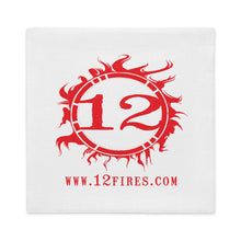 Load image into Gallery viewer, 12 FIRES Premium Pillow Case (Red Logo)