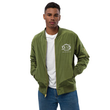 Load image into Gallery viewer, 12 FIRES Premium Bomber Jacket (White Logo)