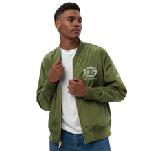 Load image into Gallery viewer, 12 FIRES Premium Bomber Jacket (White Logo)