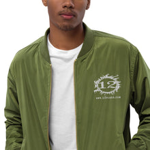 Load image into Gallery viewer, 12 FIRES Premium Bomber Jacket (White Logo)
