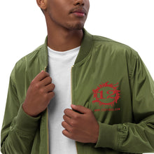 Load image into Gallery viewer, 12 FIRES Premium Bomber Jacket (Red Logo)